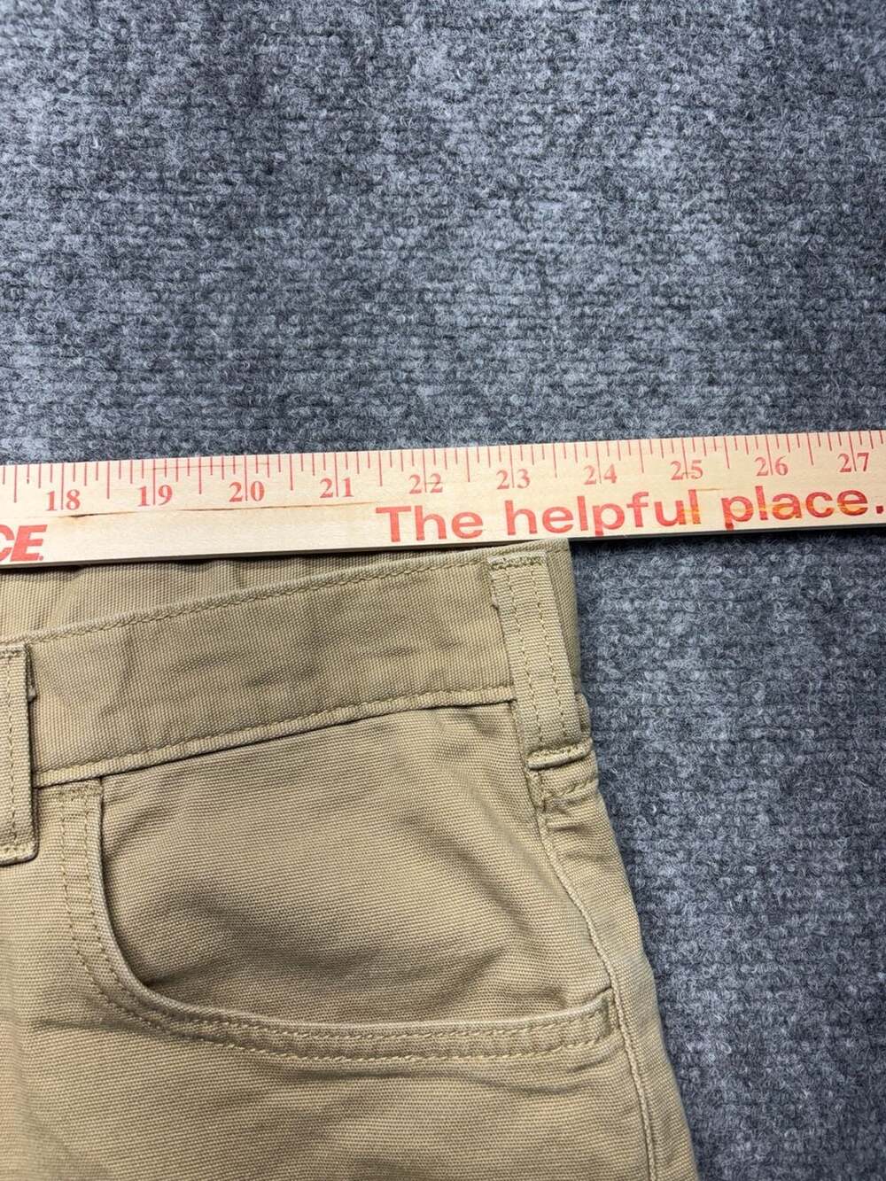 Carhartt Pants Men's 48x30 tan Relaxed Fit Canvas Rugged Utility Work Wear EUC - Picture 7 of 12
